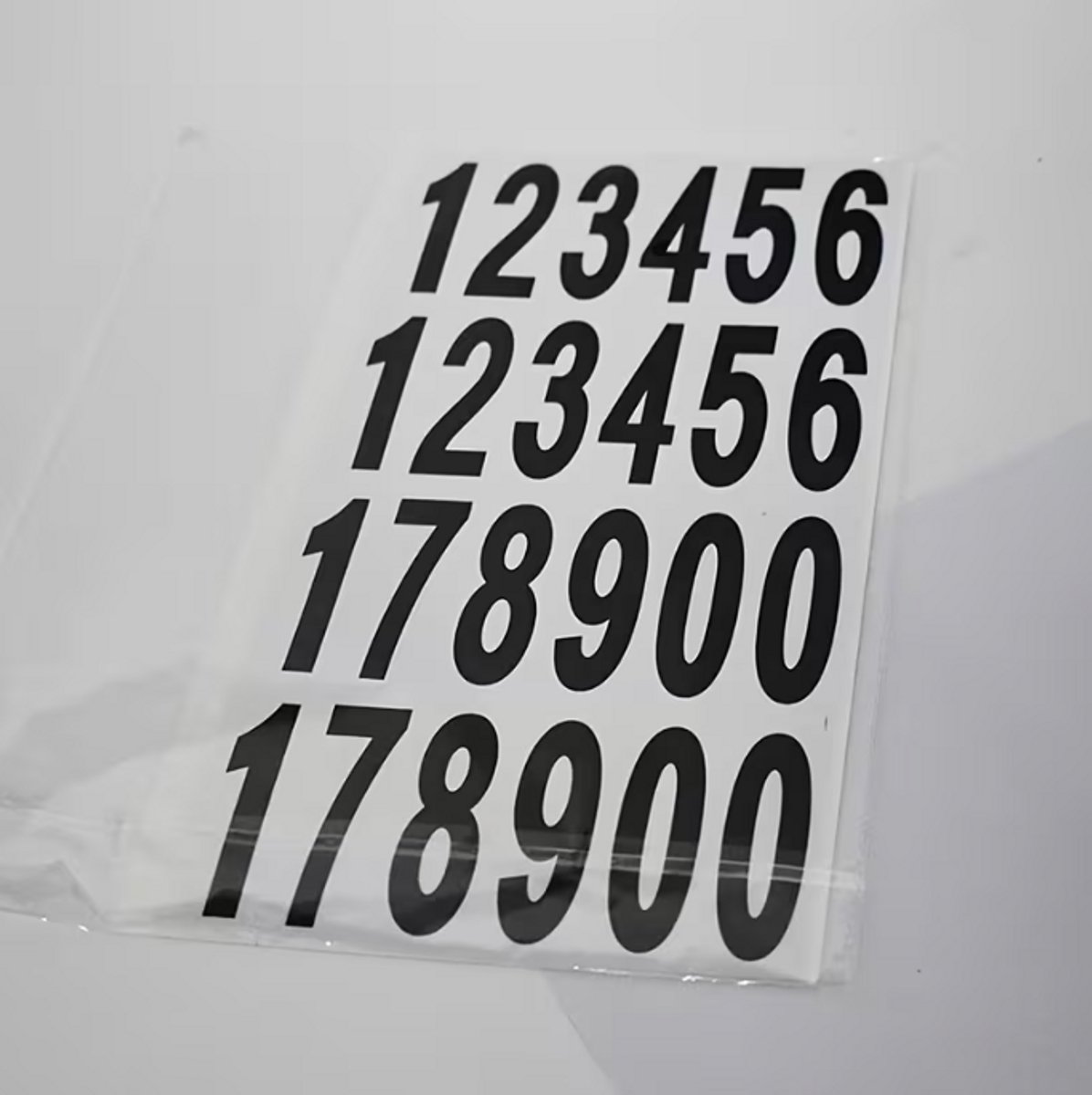 Cijferstickers 2 Inch – 2 Vellen – Grote Zelfklevende Nummerstickers – Labelstickers voor Kantoor, School en Organisatie