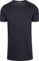 Slater 2-pack T-shirt Basic Extra Lang V-neck Donkerblauw (navy) - Maat M - Heren - Extra lange T-shirts