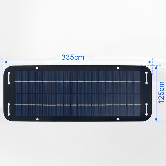 Zonnepaneel - Opvouwbaar Zonnepaneel - Zonnecellen Oplaadbatterij - 18V - IP65 - USB - Zonnepanelen Voor Buiten - Geschikt voor Auto's, Campers, Aanhangers, Tractoren, Motorfietsen, Sneeuwscooters en Boten van Merkloos — afbeelding 5