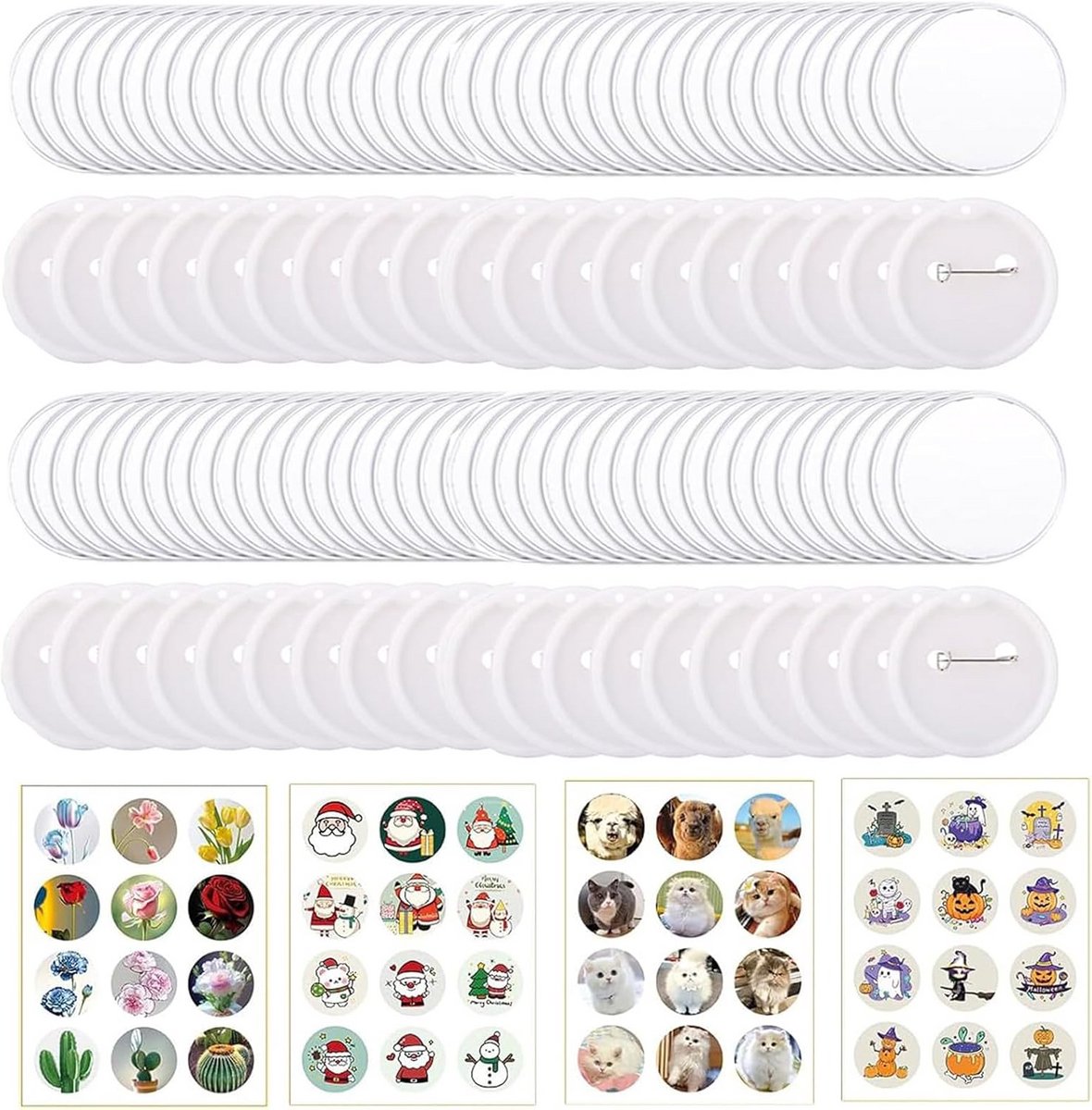 55mm DIY Badge Maker Onderdelen voor Knopjes Persmachine