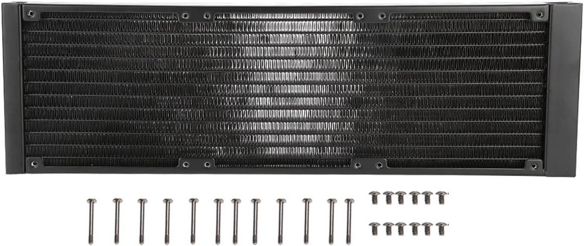 Waterkoeler Radiator 12 Tubes G1/4 Aansluiting - Efficiënte Koeling voor PC CPU (360mm)