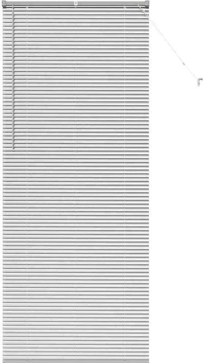 vidaXL - Venetiaanse - Jaloezieën - Zilver - 220 - x - 90 - cm - Aluminium