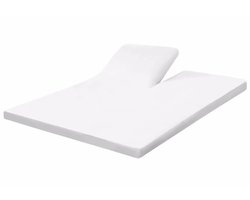 Splittopper Molton Hoeslaken 160x200 cm - Katoen Stretch - Elastisch Rondom - Hoekhoogte 15 cm - Absorberend, Ademend & Wasbaar - Oeko-Tex® Gecertificeerd