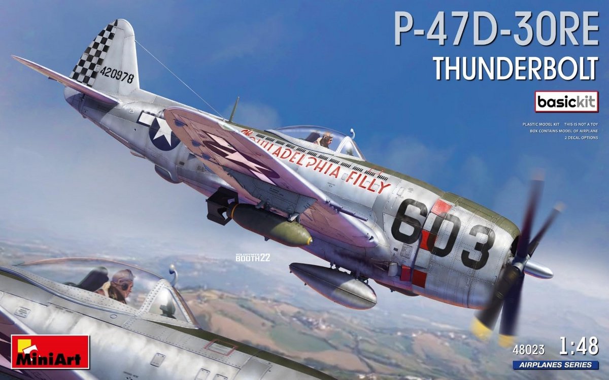 Modelbouw Set Vliegtuig Thunderbolt P-47D-30RE Schaal 1/48
