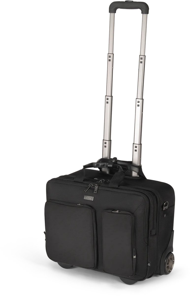 DICOTA D3250901 laptoptas 40,6 cm (16") Trolleytas Zwart