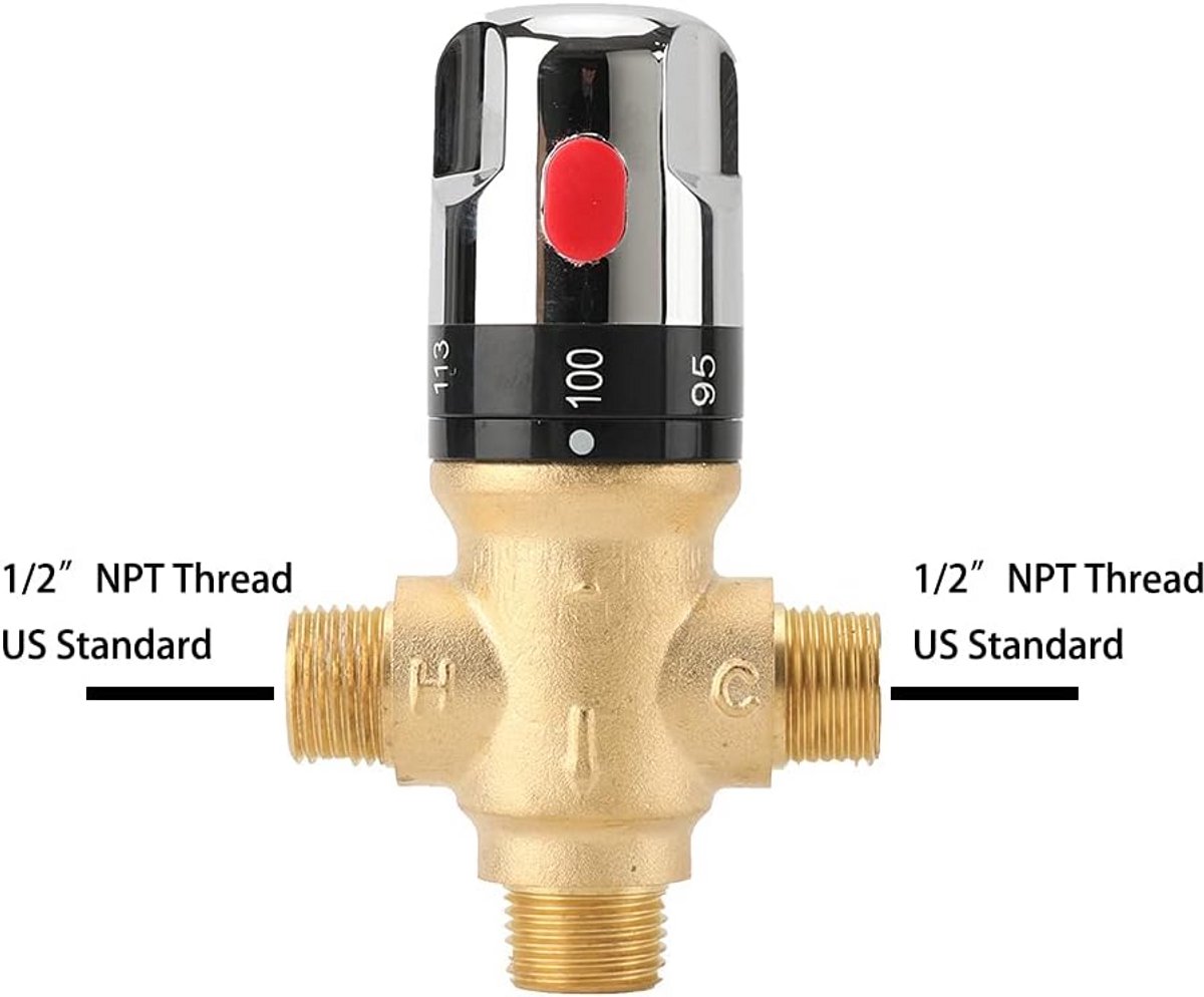 Thermostaat Mengkraan met NPT Schroefdraad voor Temperatuurregeling