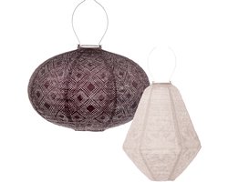 Lumiz Solar Lampion - Tuinverlichting - San Blas Set - 2 stuks
