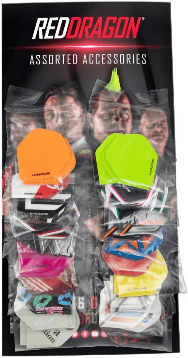 Dartpijlen Flights Assortiment - Extra Dikke Hardcore Vluchtjes Set