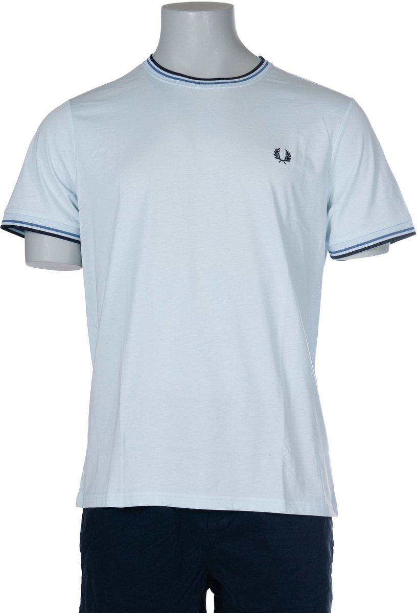 Fred Perry T-Shirt Lichtblauw S