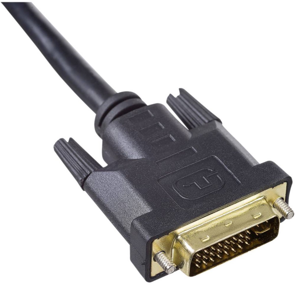 Akyga AK-AV-03 DVI-kabel Aansluitkabel 1.8 m Zwart