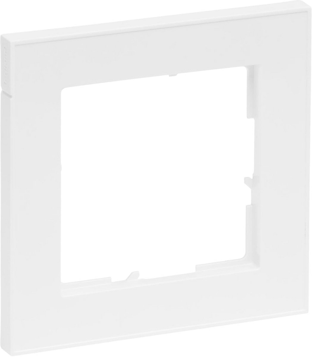 Enkelvoudig montageframe voor schakelmateriaal, Ultrawit