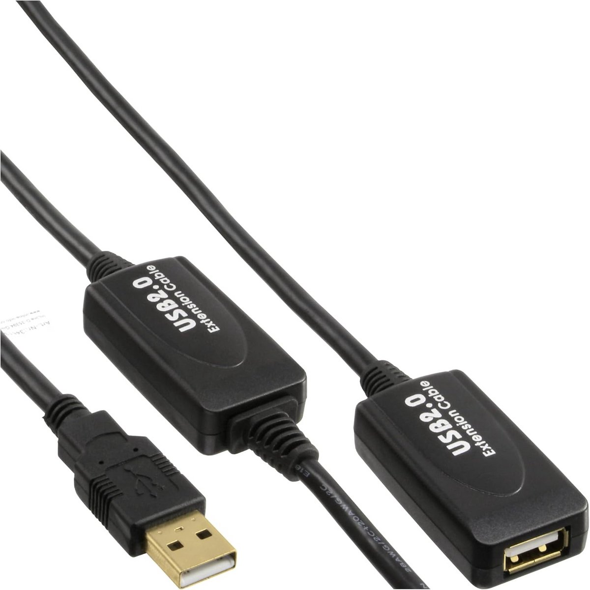 USB 2.0 Actieve Verlengkabel 15 Meter met Signaalversterker