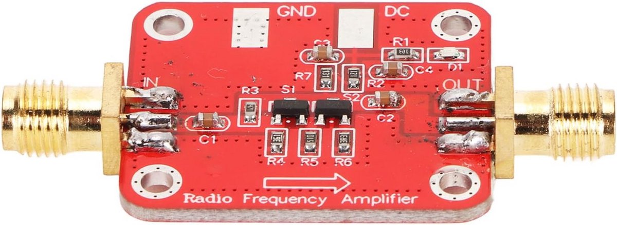 Breedband RF Versterker 10 KHz tot 100 MHz met Hoge Versterking