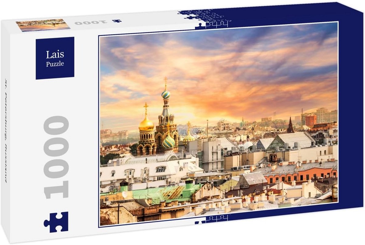 Puzzel van 1000 stukjes met afbeelding van Sint-Petersburg, Rusland