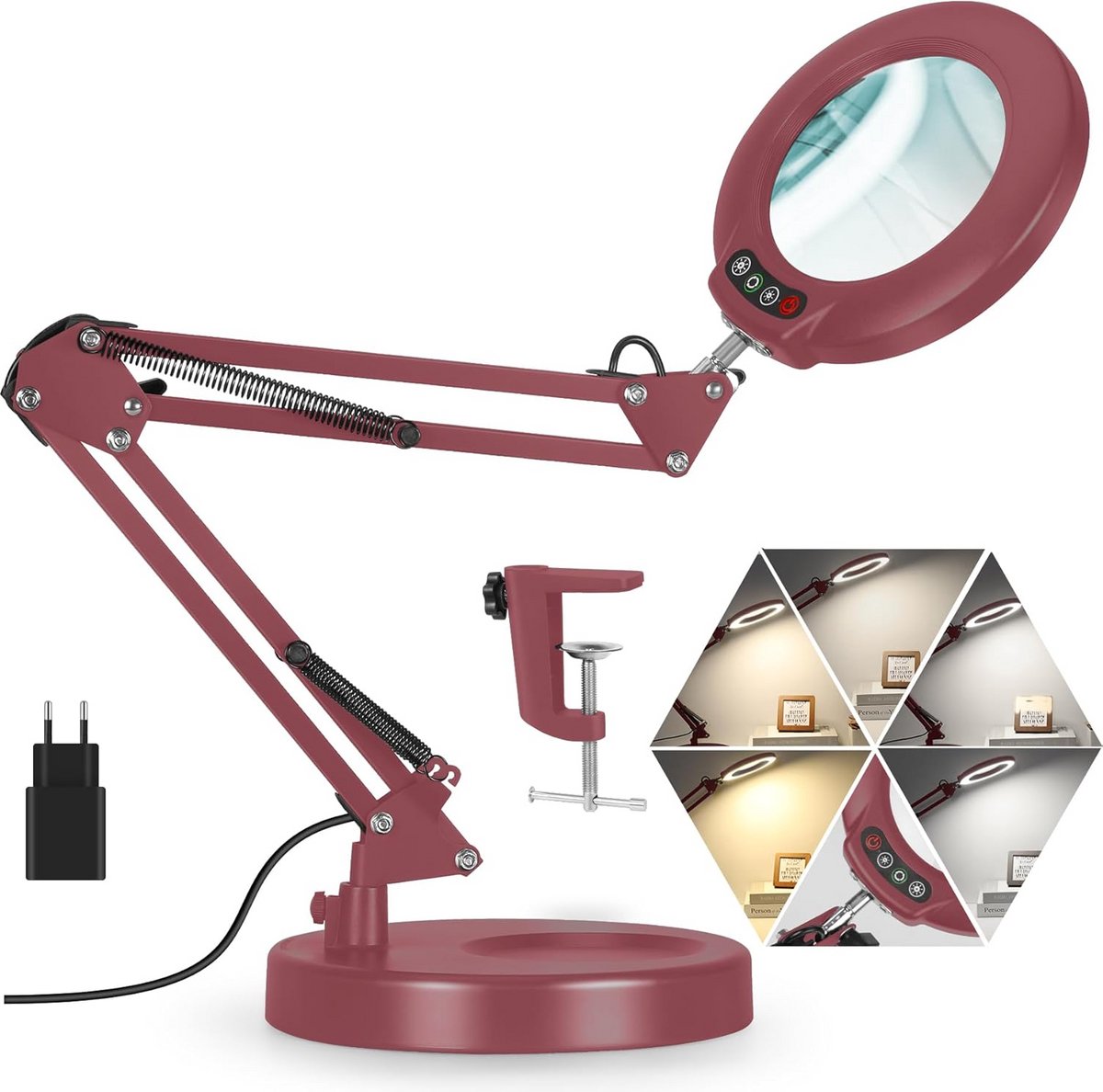 Vergrootglas met Verlichting voor Lezen en Hobby's