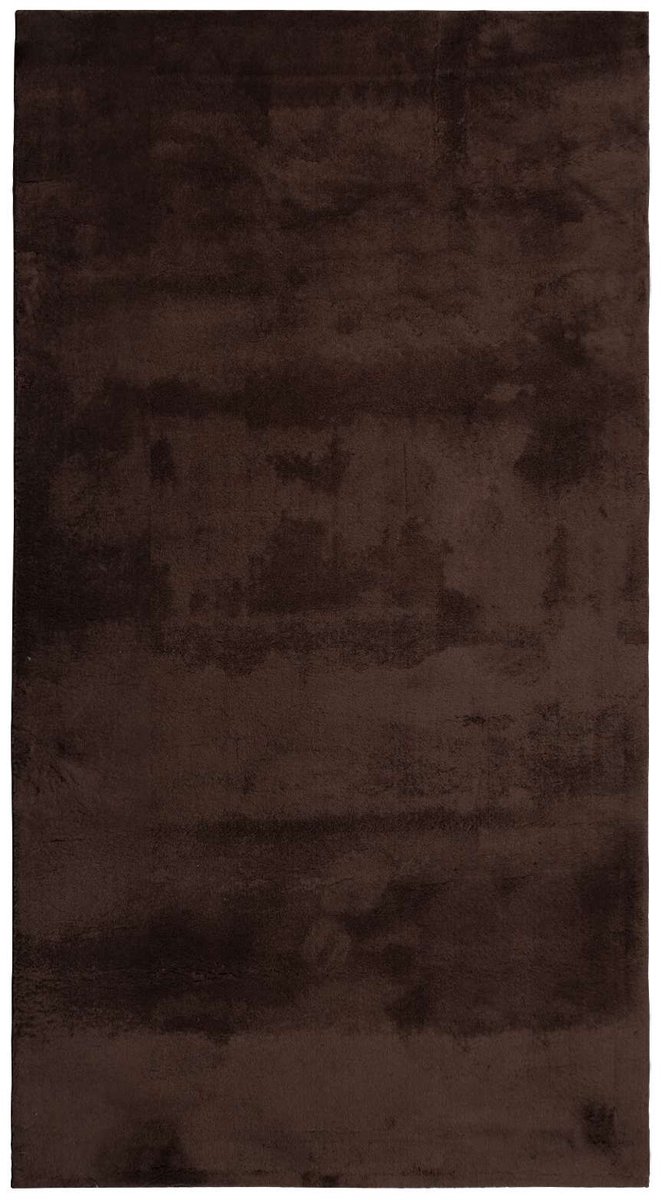 vidaXL Middelpolig - zacht - en - wasbaar - tapijt - HUARTE - Bruin - 60 - x - 110 - cm