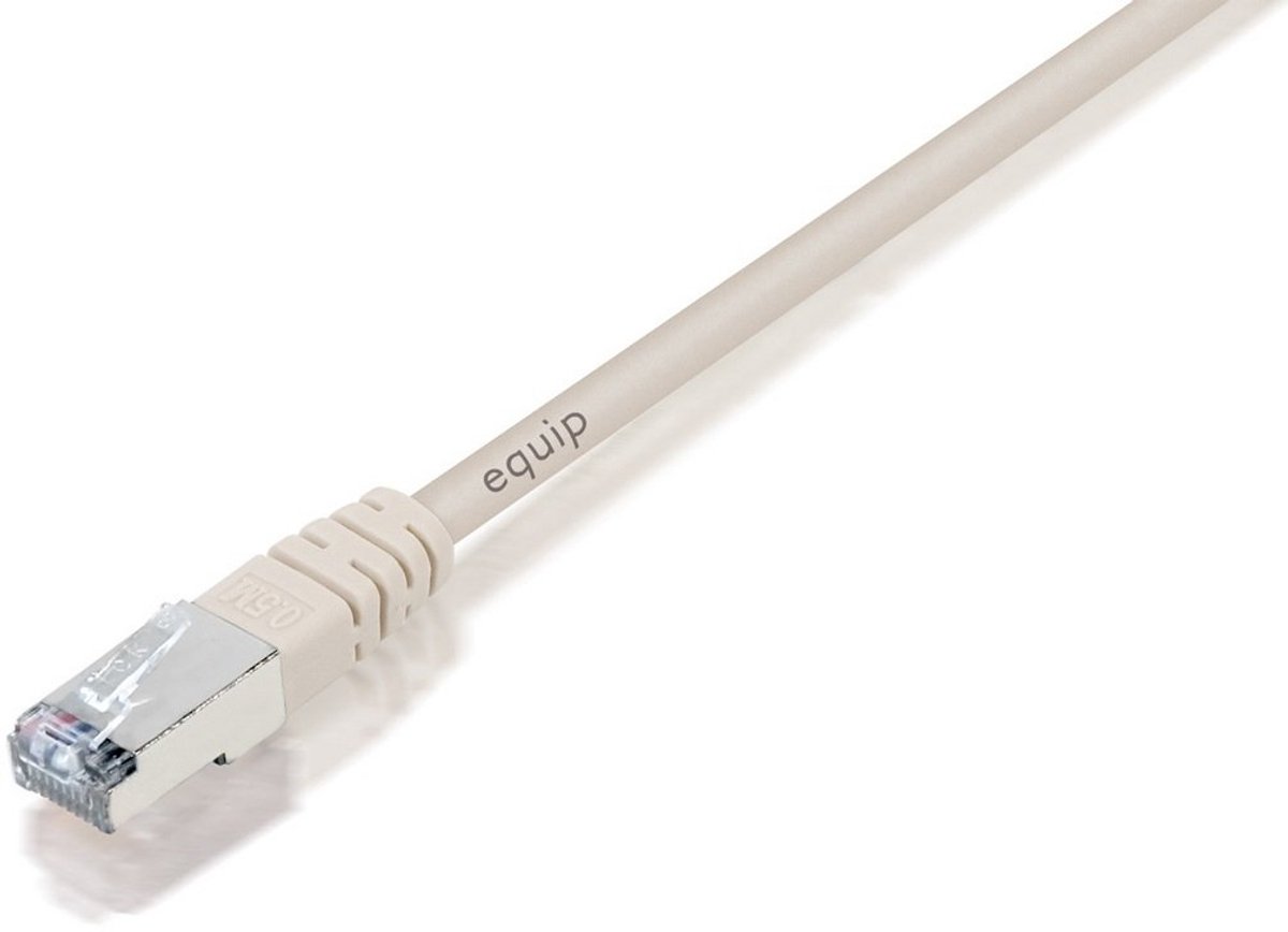 Netwerkkabel Cat5e 3 meter Beige F/UTP UTP UTP Kabel RJ45 (per stuk)