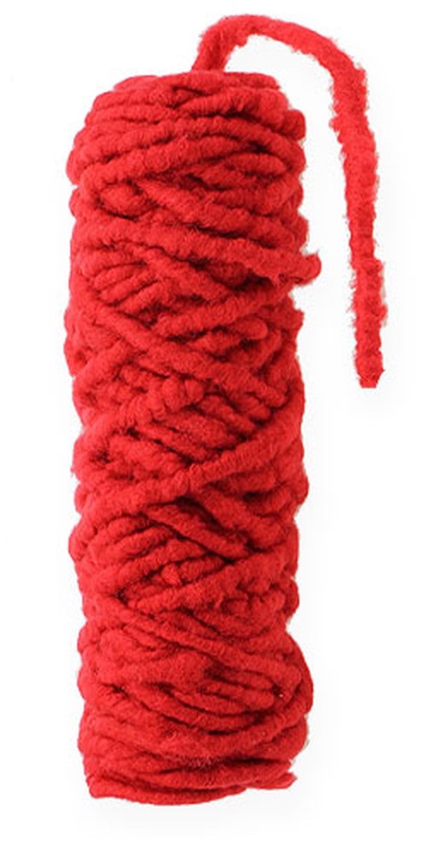 Vilten koordfleece Mirabell 25m rood