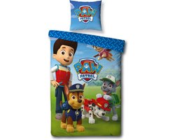 Paw Patrol dekbedovertrek Outside 140 x 200 cm - 63 x 63 cm - Polyester