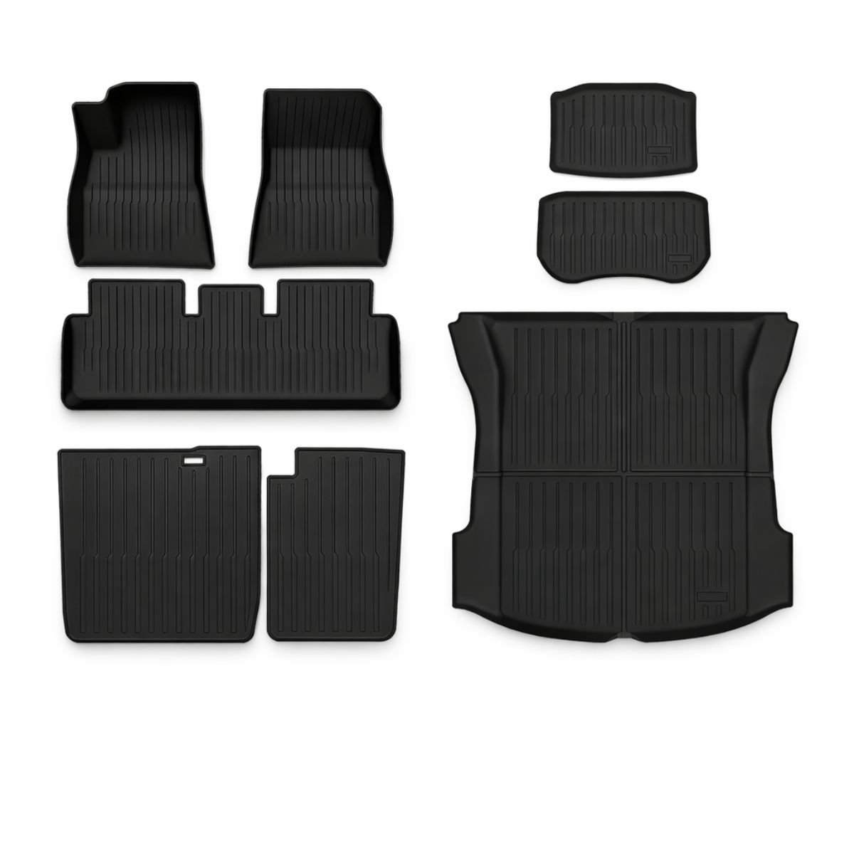 Automatten Tesla Model 3 2019-04/2021 Complete Mattenset Rubber Ecoline Accessoires