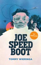 Boekcover met een jongen met skibril en de titel 'JOE SPEED BOOT'.