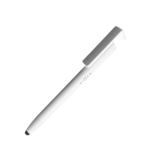 FIXED 3-in-1 Pen - Stylus, Balpen en Telefoonstandaard - Wit — afbeelding 3