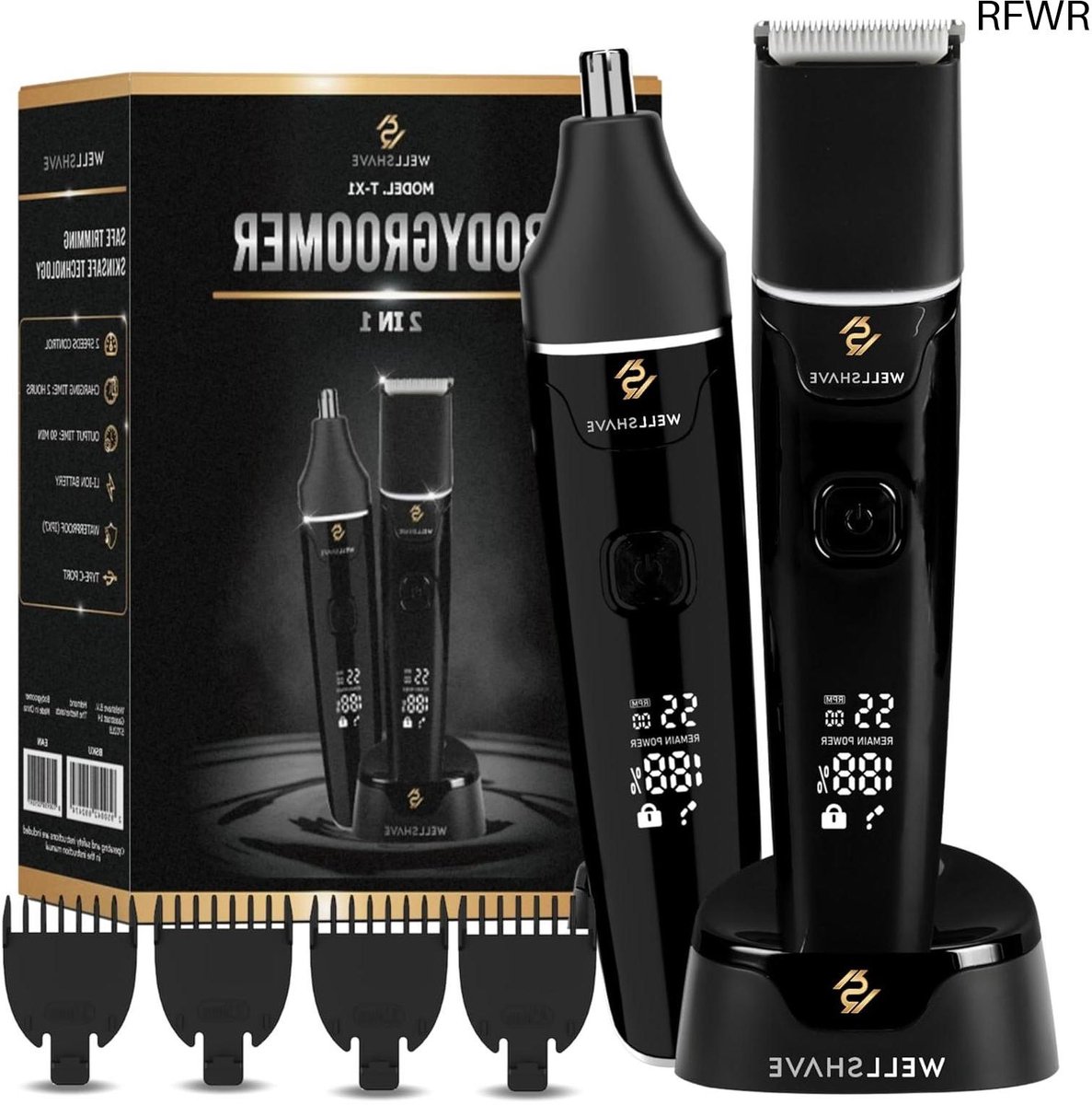 Bodygroomer mannen - Scheerapparaat - Baardtrimmer - Body Trimmer Heren - Grooming