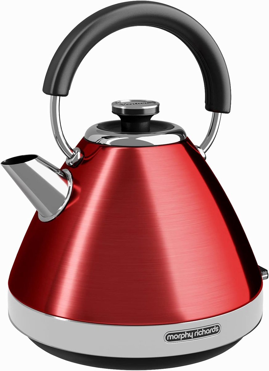Waterkoker Piramide - Theepot Waterkoker - Snel Heet Water - Snelkookelement 3kW - 15 Liter - Zilver