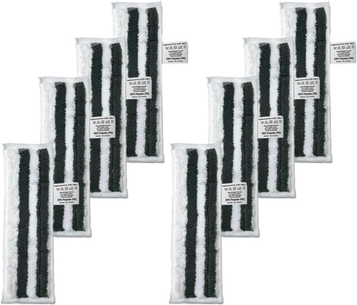Stoommop Doeken - Microvezel Pads - Grondig Reinigen - Set van Meerdere Stuks - 3 x 2 x 1 cm