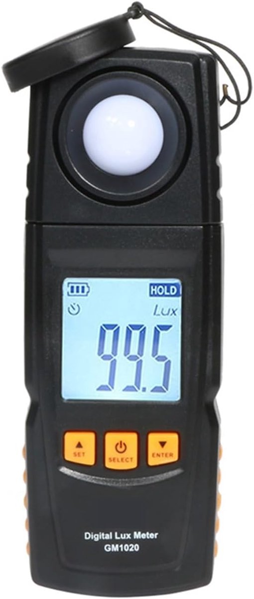 Lichtmeter - Luxmeter Spectrometer - Lichtmeting Binnen - Breed Meetbereik - 0-200000 Lux