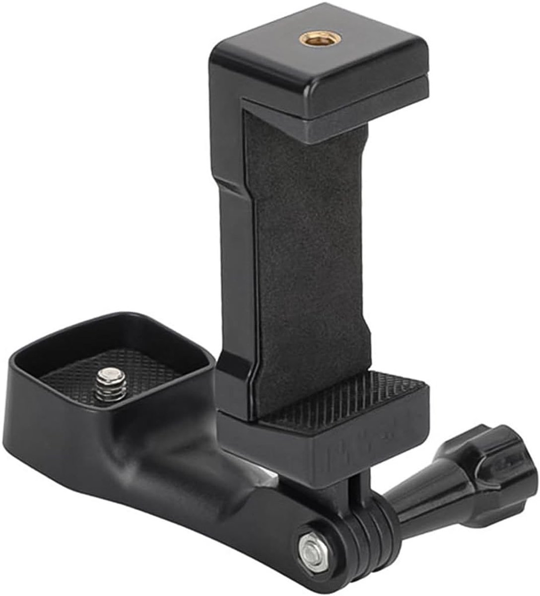 Telefoonhouder - Camera Accessoire - Stabiliseren Beeld - Verstelbare Klem - 63-102 mm - Zwart