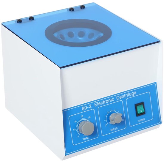 Laboratorium Centrifuge - Desktop Centrifuge - Monsters Scheiden - 12 x 20 ml Capaciteit - Compact Formaat - Blauw Wit — afbeelding 5