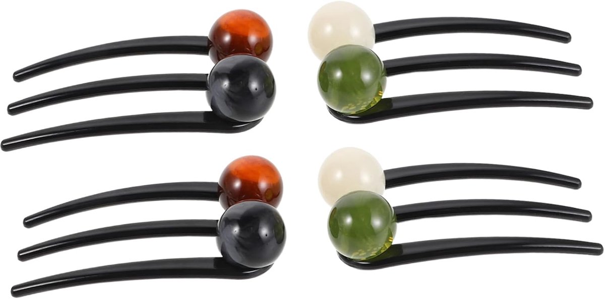Haarspelden Set - U Vorm Accessoires - Snelle Haarstijlen - Stevige Structuur - 8.5 x 4.3 cm