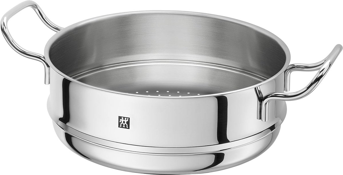 Stoominzet Pan - Kookinzet Stoom - Gezond Koken - Vaatwasmachinebestendig - 24 cm Diameter