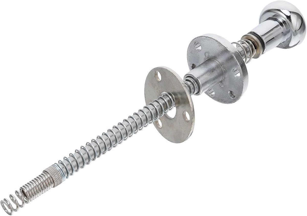Flipperkasthendel - Schietstang Arcade - Spelonderdeel Vervangen - Robuuste Legering Constructie - 19 x 3.9 x 3.9 cm - Zilver