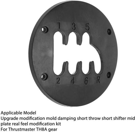 Schakelpook Modificatie - Short Shifter Kit - Race Simulators - Realistisch Gevoel - 139 x 111 x 37 cm - Zwart — afbeelding 4