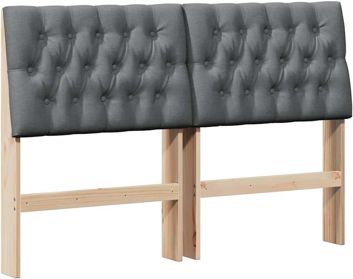 Gestoffeerd Hoofdbord - Bed Hoofdsteun - Slaapkamer Decoratie - Massief Grenenhout Frame -