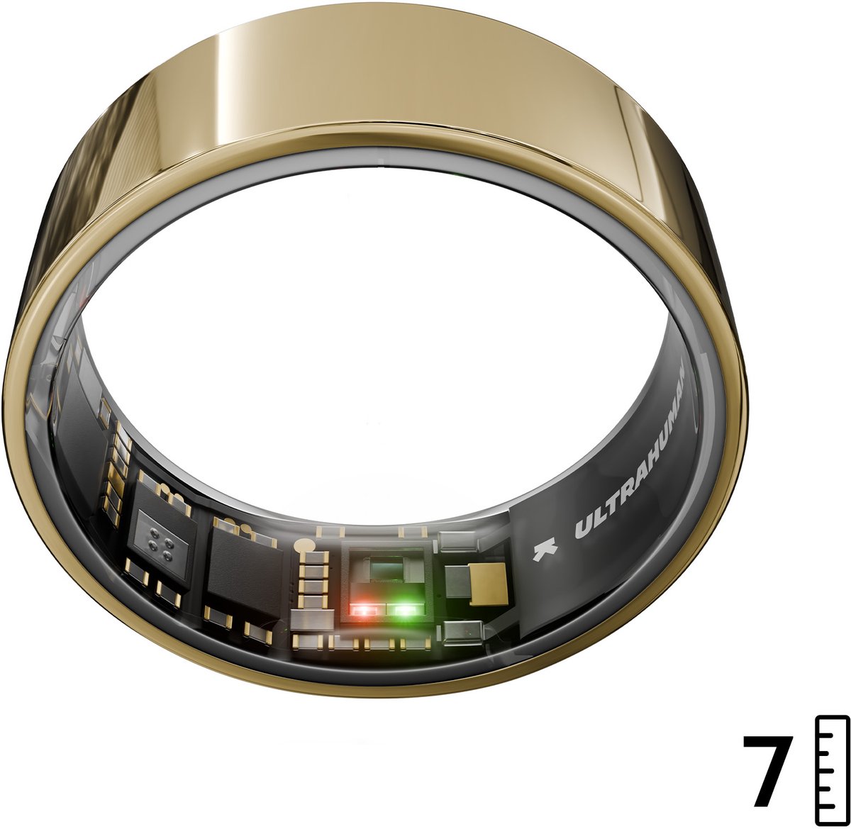 Ultrahuman AIR Smart Ring, Bionic Gold - Grootte 7