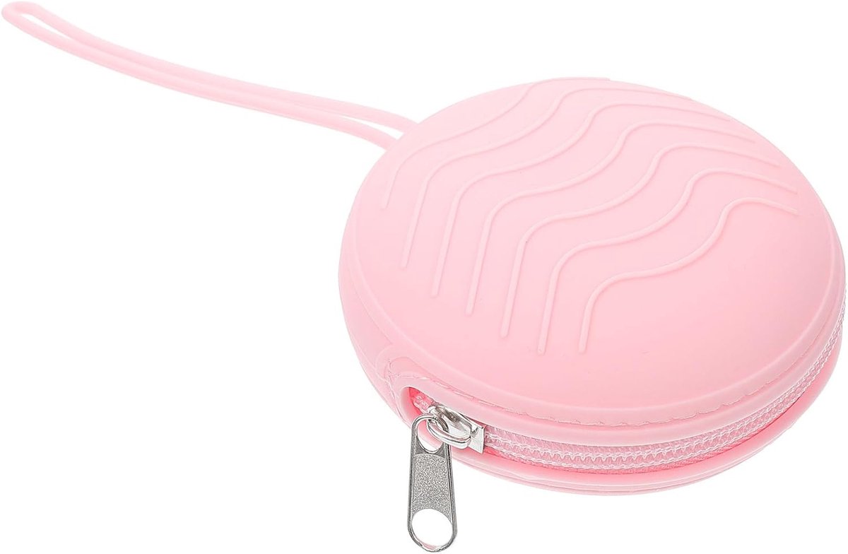 Menstruatiecup Etui - Bewaardoos Cups - Hygiënisch Opbergen - Duurzaam Silicagel - 9x9x8 cm - Roze
