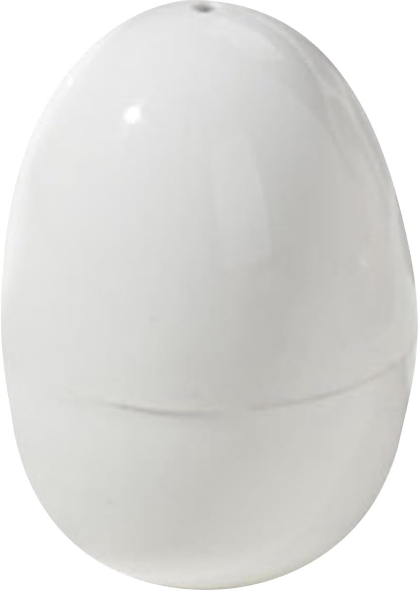 Magnetron Eierkoker - Snelle Eiermaker - Ontbijt Bereiden - BPA-vrij Keukenhulp - 1 Ei 9x7cm