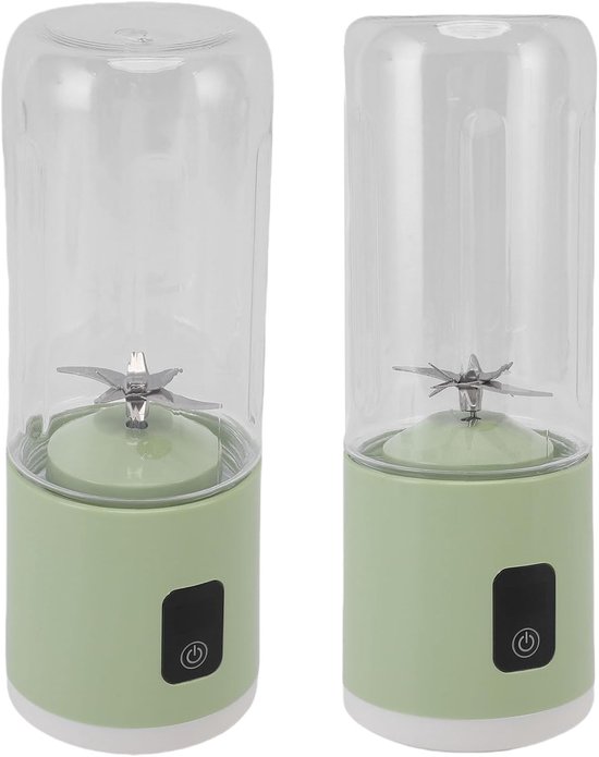 Draagbare Blender - Mini Blender - Smoothies Maken - USB Oplaadbaar - 500 Ml - Groen — afbeelding 5