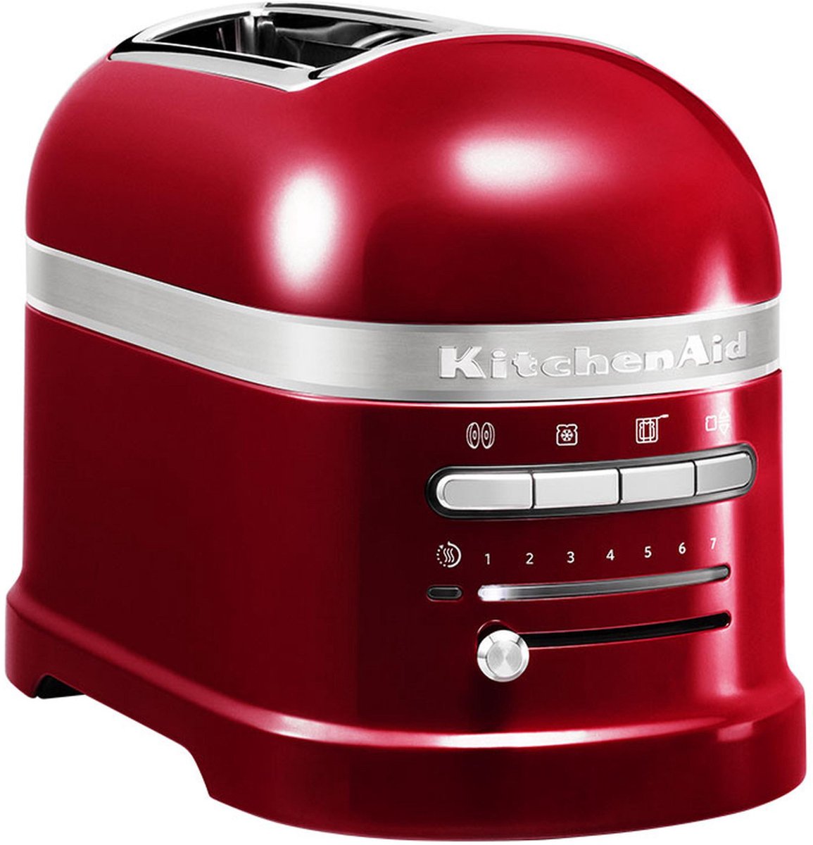 Kitchenaid Broodrooster - Artisan - Appelrood - 5KMT2204ECA - Toaster met 2 sleuven en verwijderbaar kruimelbakje