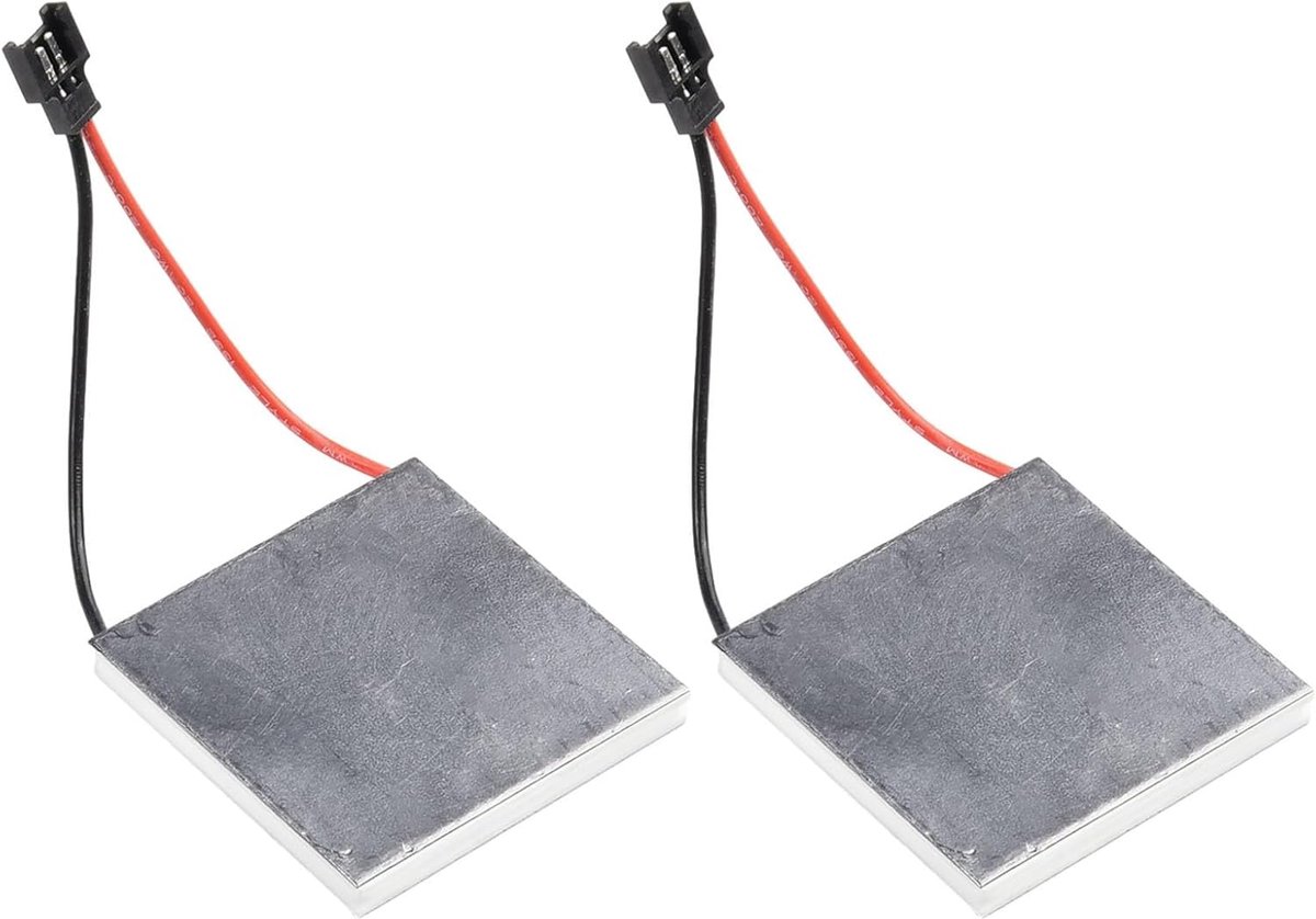 Haard Ventilator Onderdelen - Motor Generator Vel - Kachel Reparatie - Halfgeleider Materiaal - 40 x 40 mm - Zilver