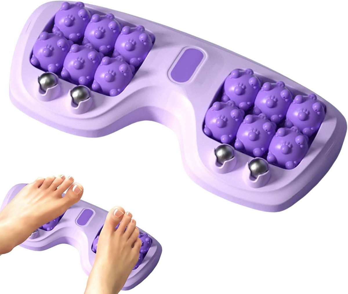 Voetmassage Roller - Handmatig Massageapparaat - Ontspanning Na Training - Draagbaar Trainingsaccessoire - 29 x 15 x 4 cm