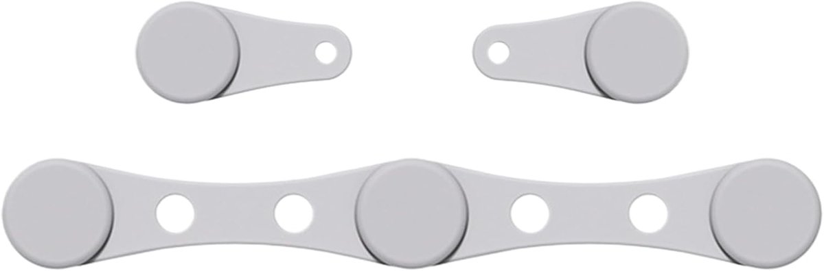 Magnetische Airfryer Sluiting - Siliconen Bevestiging - Veilig Accessoires - Hittebestendig Materiaal - 10.2 cm Lengte - Grijs