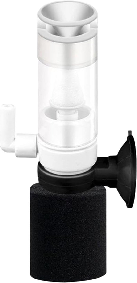 Aquarium Luchtpomp - Zuurstofpomp Vissen - Gezond Water - Compact Ontwerp - 10 x 3 cm - Zwart