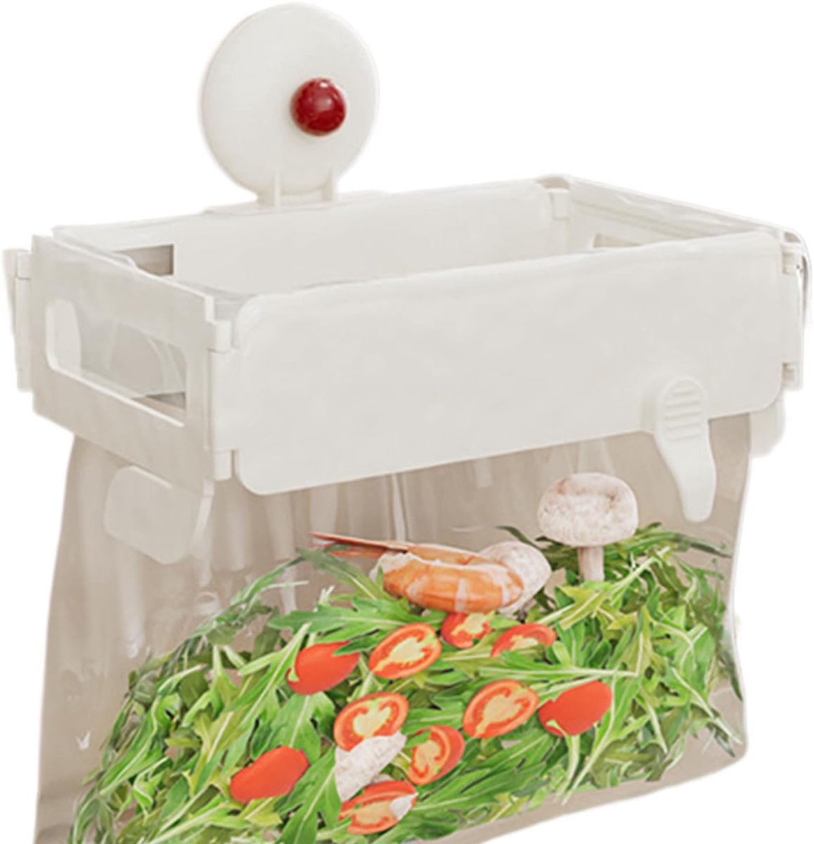Vuilniszakhouder - Afvalopslag - Keuken Organizer - Opvouwbaar Ontwerp - 18.5x12.5cm