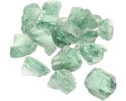 Decoratief Zand Grind - Aquarium Decoratie Stenen - Aquarium Bodem Verfraaien - Ondersteunt Schoon Water - 1 kg Pakket - Groen