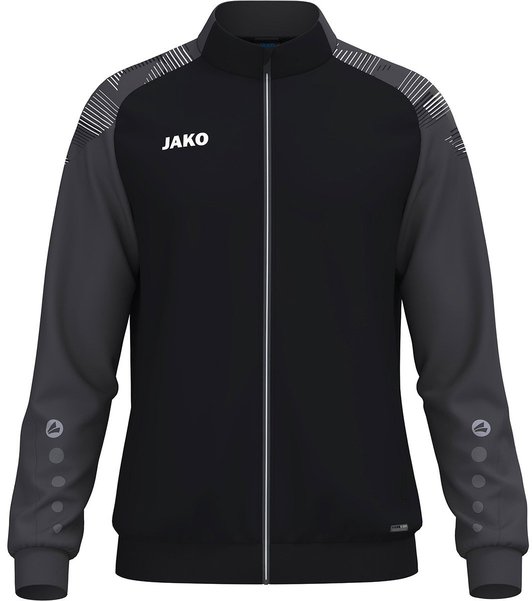 Jako Sonic Polyestervest Heren - Zwart / Antraciet | Maat: M