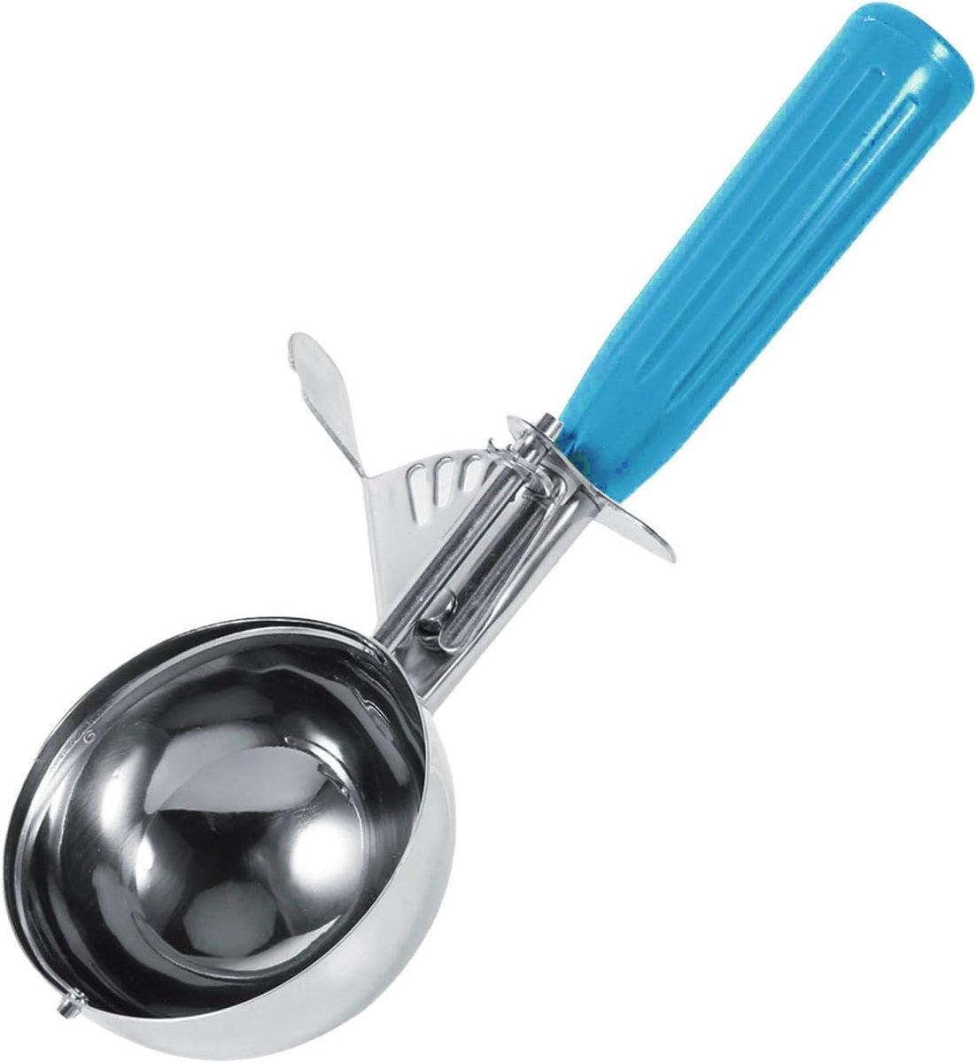 IJsschep - Fruitlepel - Zomerse Desserts - Antislip Handgreep - 5.7CM - Blauw